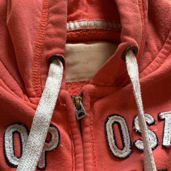Large coral aéropostale zip up - Picture 5 of 5